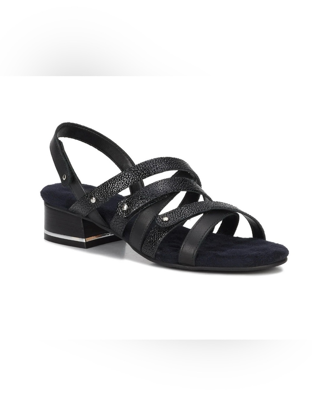 Ros Hammerson leather and patent sandals